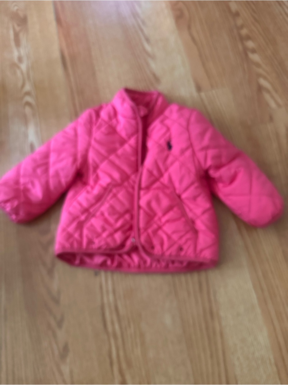 baby size 6months Ralph Lauren Bright Pink Quilted Puffer Jacket - Kids